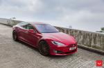Tesla Model S 90D on Vossen Wheels (VFS-2) 2018 года (UK)